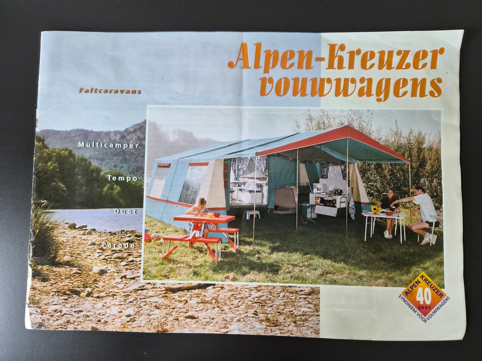 Brochure folder Alpen-Kreuzer vouwwagen, Ophalen of Verzenden