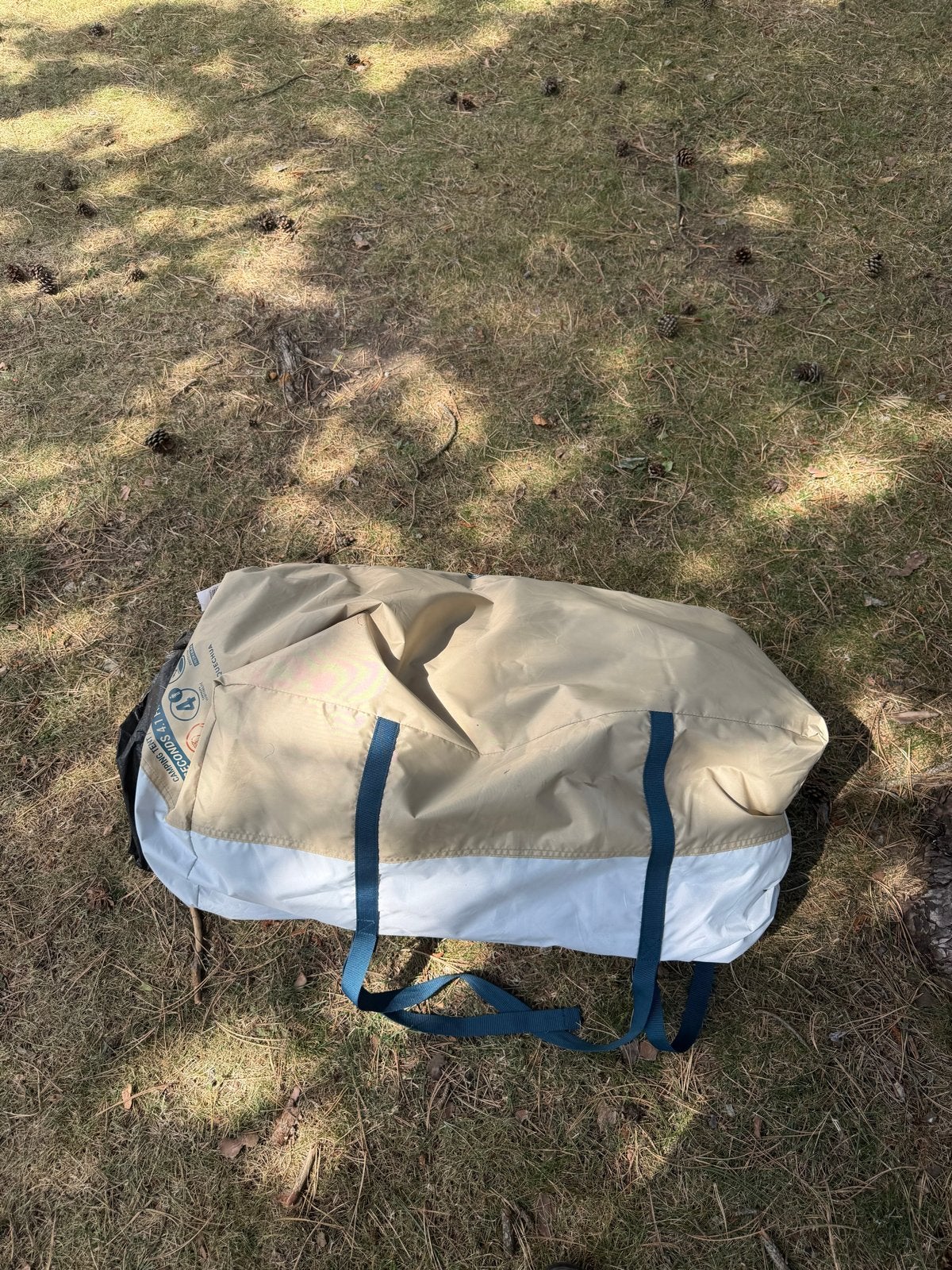 Decathlon Quechua Air Seconds 4.2 Tent - 4 Personen, Ophalen of Verzenden, Gebruikt, Tot en met 4