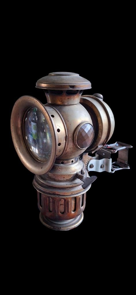 Oude carbidlamp voor fiets, Ophalen of Verzenden