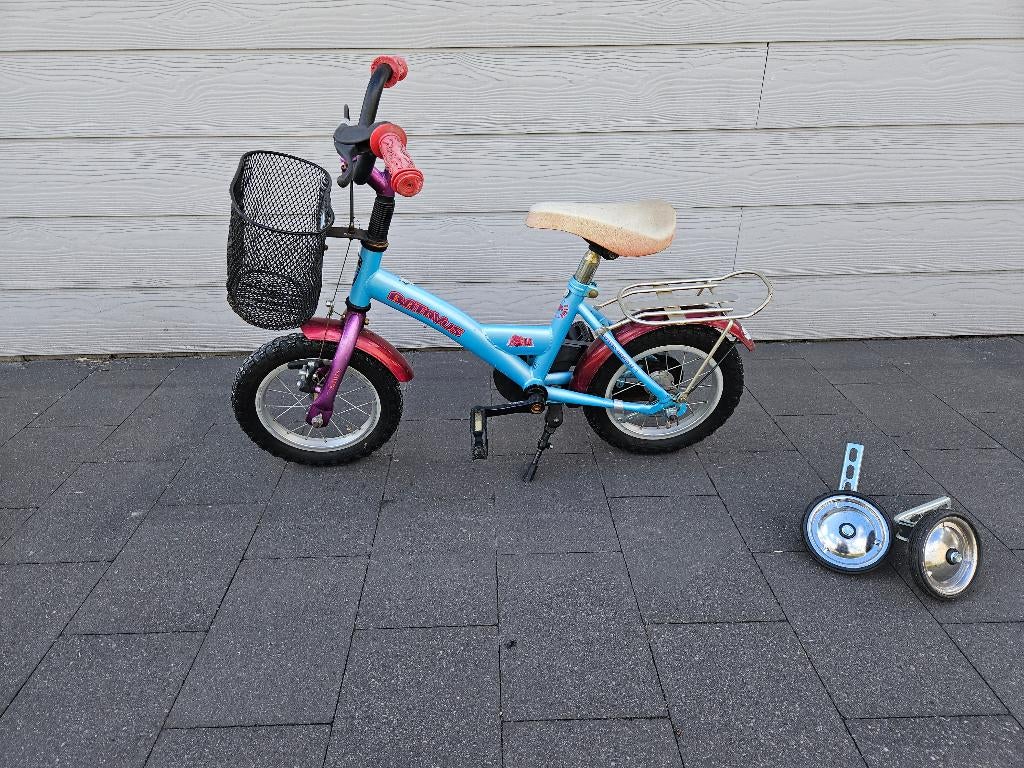 Kinderfiets, Ophalen, Zijwieltjes, Gebruikt, Batavus
