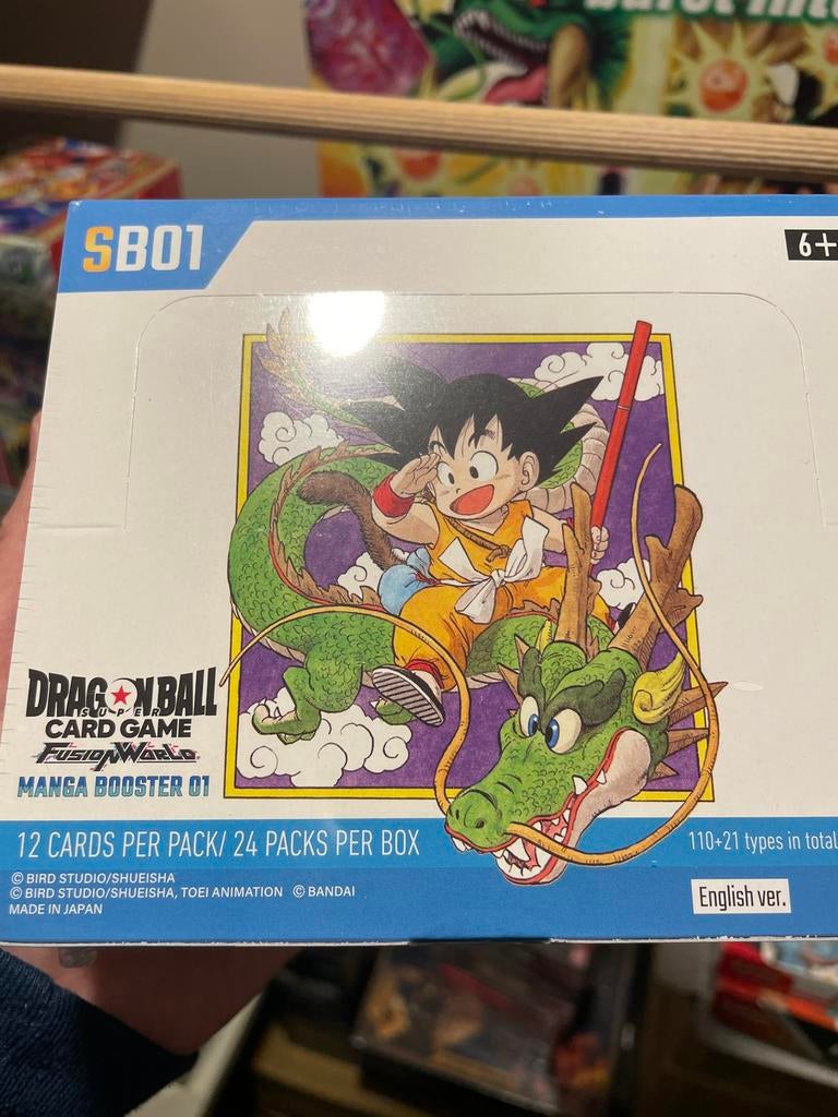 Dragonball Super Card Game Fusion World Manga Booster Box 01, Ophalen of Verzenden, Zo goed als nieuw, Boosterbox