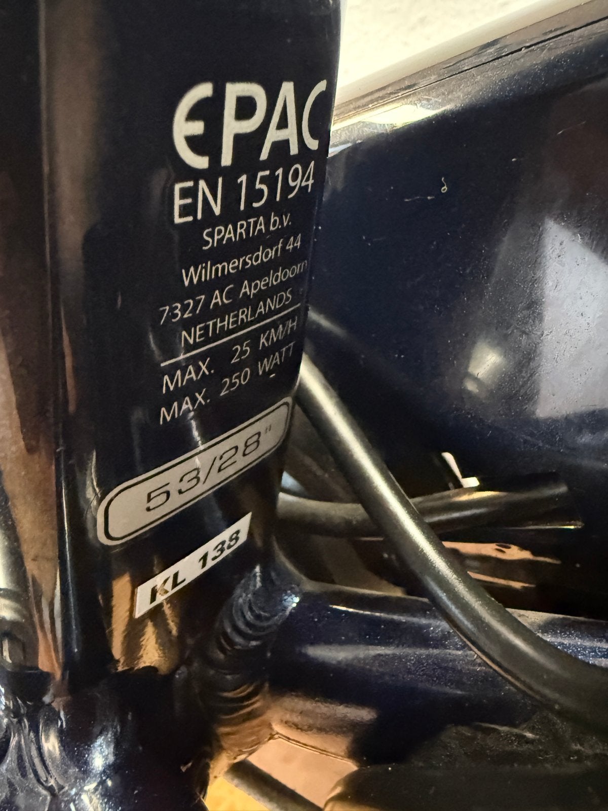 Foto 5 van Nette Sparta  Elegance I elektrische fiets Z.g.a.n.