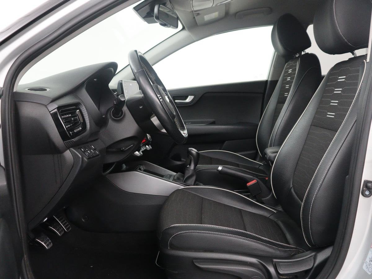 Kia Stonic 1.0 T-GDi MHEV GT-Line | Half leder | Cruise cont, Voorwielaandrijving, Gebruikt, Euro 6, Leder en Stof