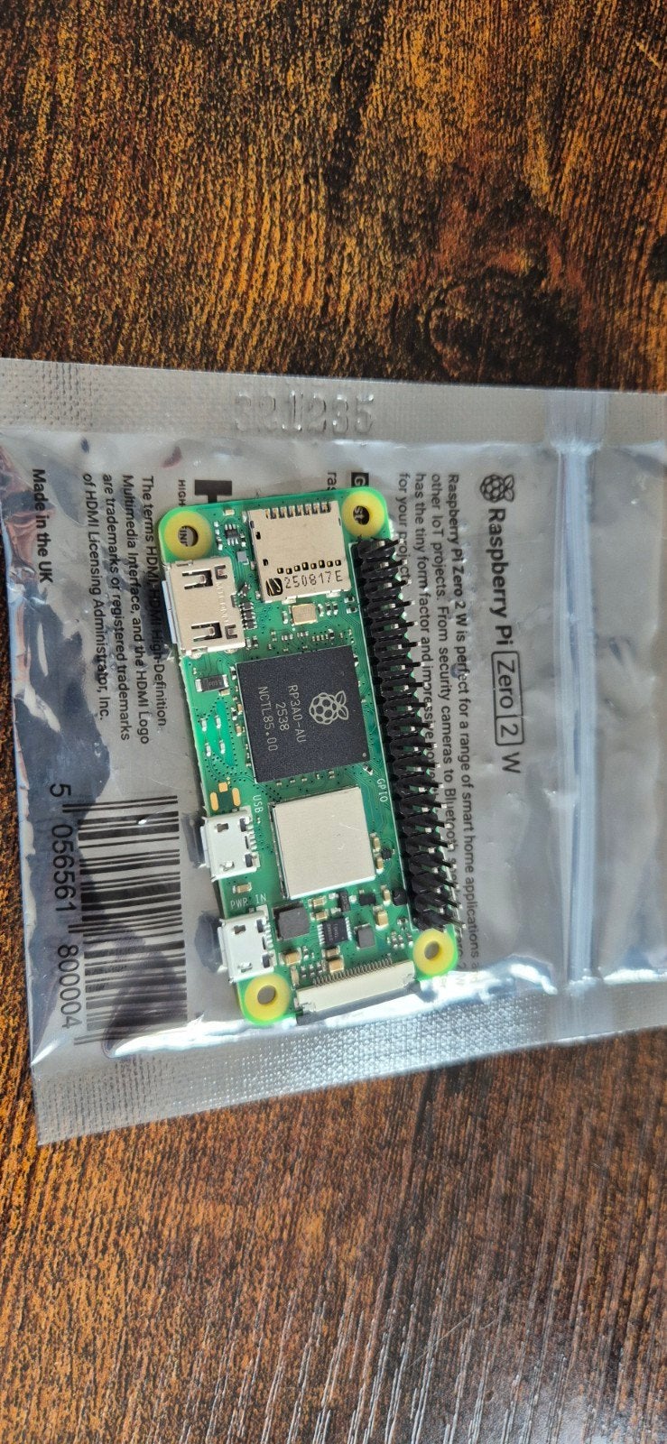Raspberry Pi Zero 2 W met gesoldeerde headers, Ophalen of Verzenden, Nieuw