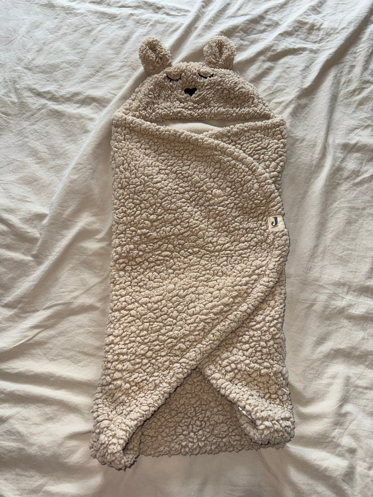 Jollein Bakerzak Teddy Bear Beige, Ophalen, Bakerzak of Bakerdoek, Jollein, Zo goed als nieuw