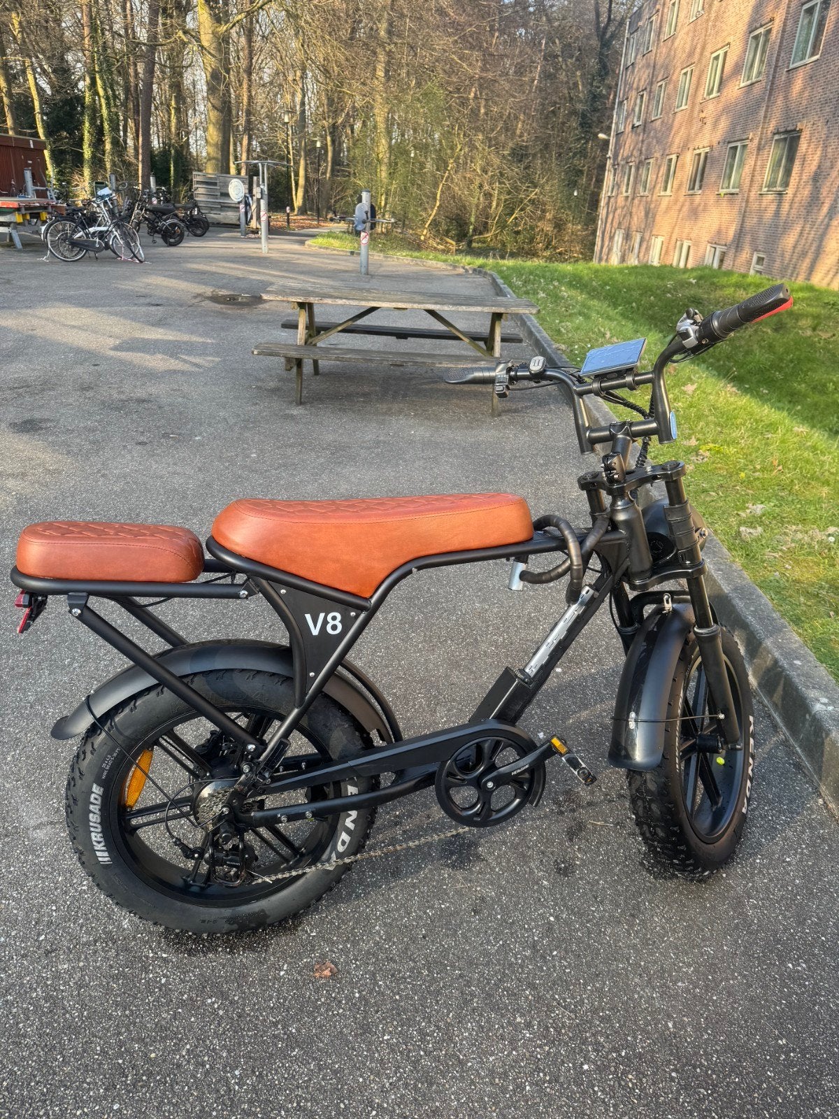V8 Mator 500W E-bike - Krachtige elektrische fiets, Overige merken, Gebruikt, Ophalen of Verzenden, 51 tot 55 cm