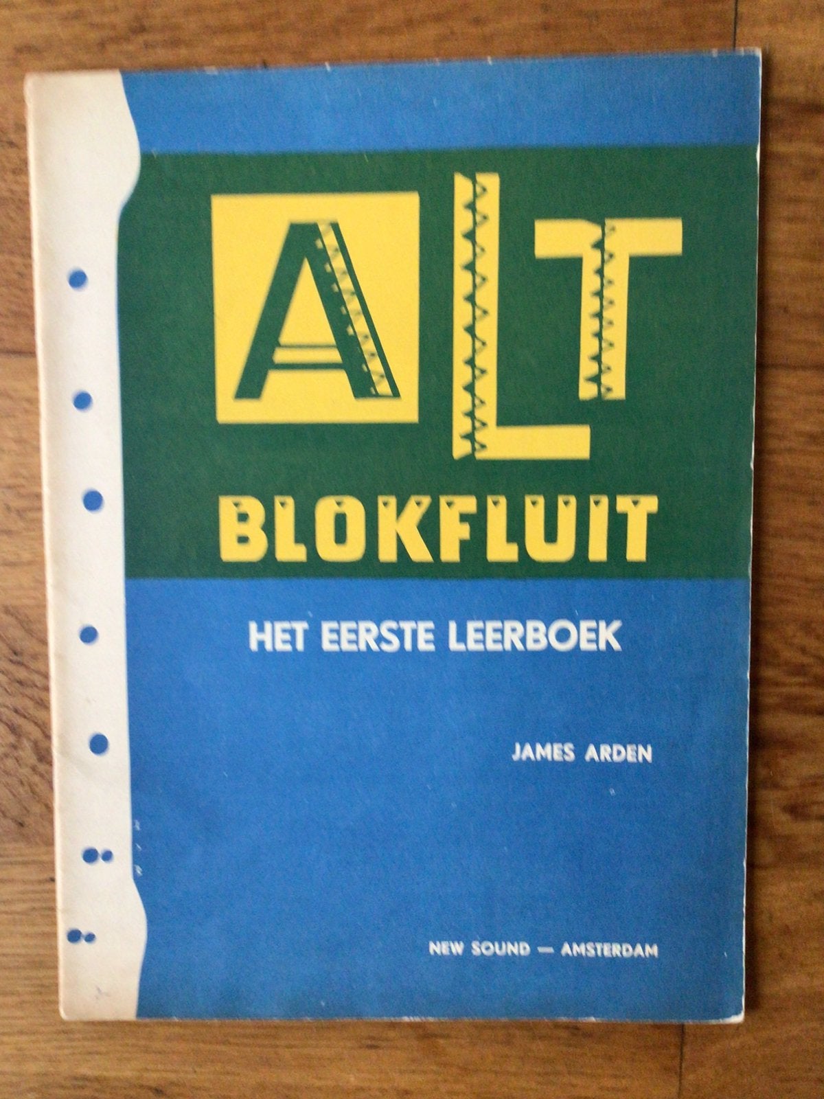 James Arden, Alt blokfluit, eerste leerboek, Gebruikt, Les of Cursus, Ophalen of Verzenden, Blokfluit