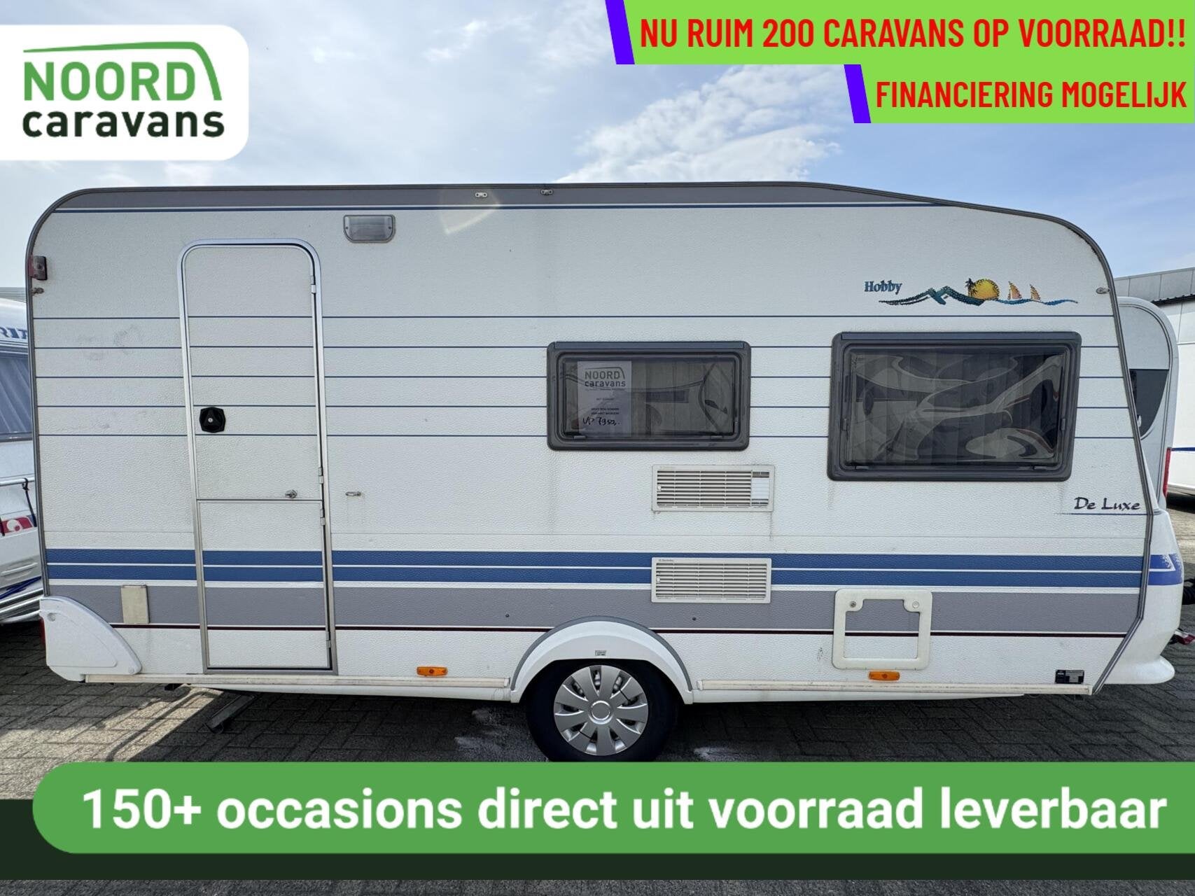 Hobby 440 SF  DE LUXE, DWARSBED, TREINZIT, VOORTENT, Serviceluik, Hobby, Bedrijf, 6 tot 7 meter