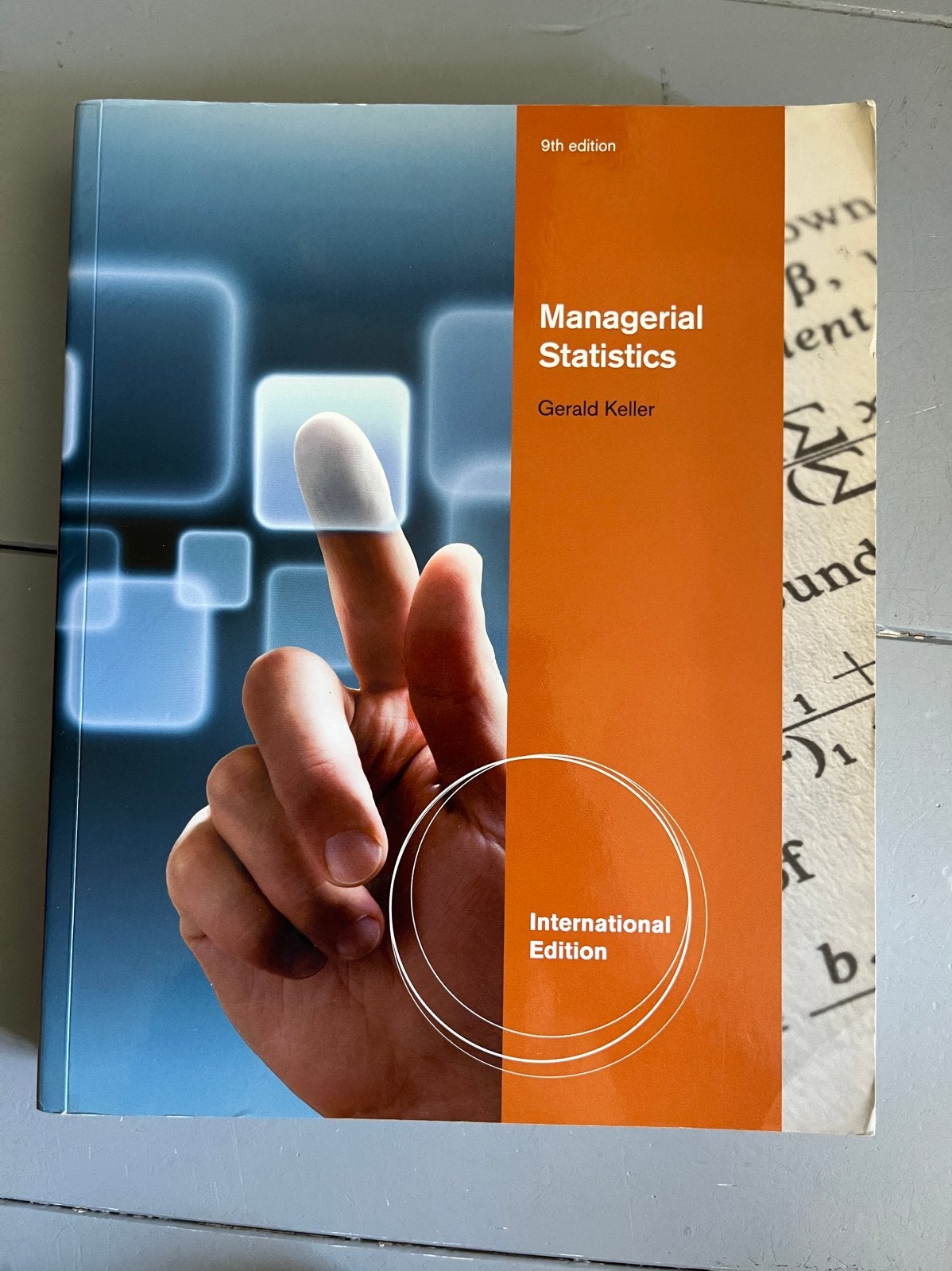 Managerial Statistics - Gerald Keller (9e editie), Ophalen of Verzenden, Gamma, Zo goed als nieuw, HBO