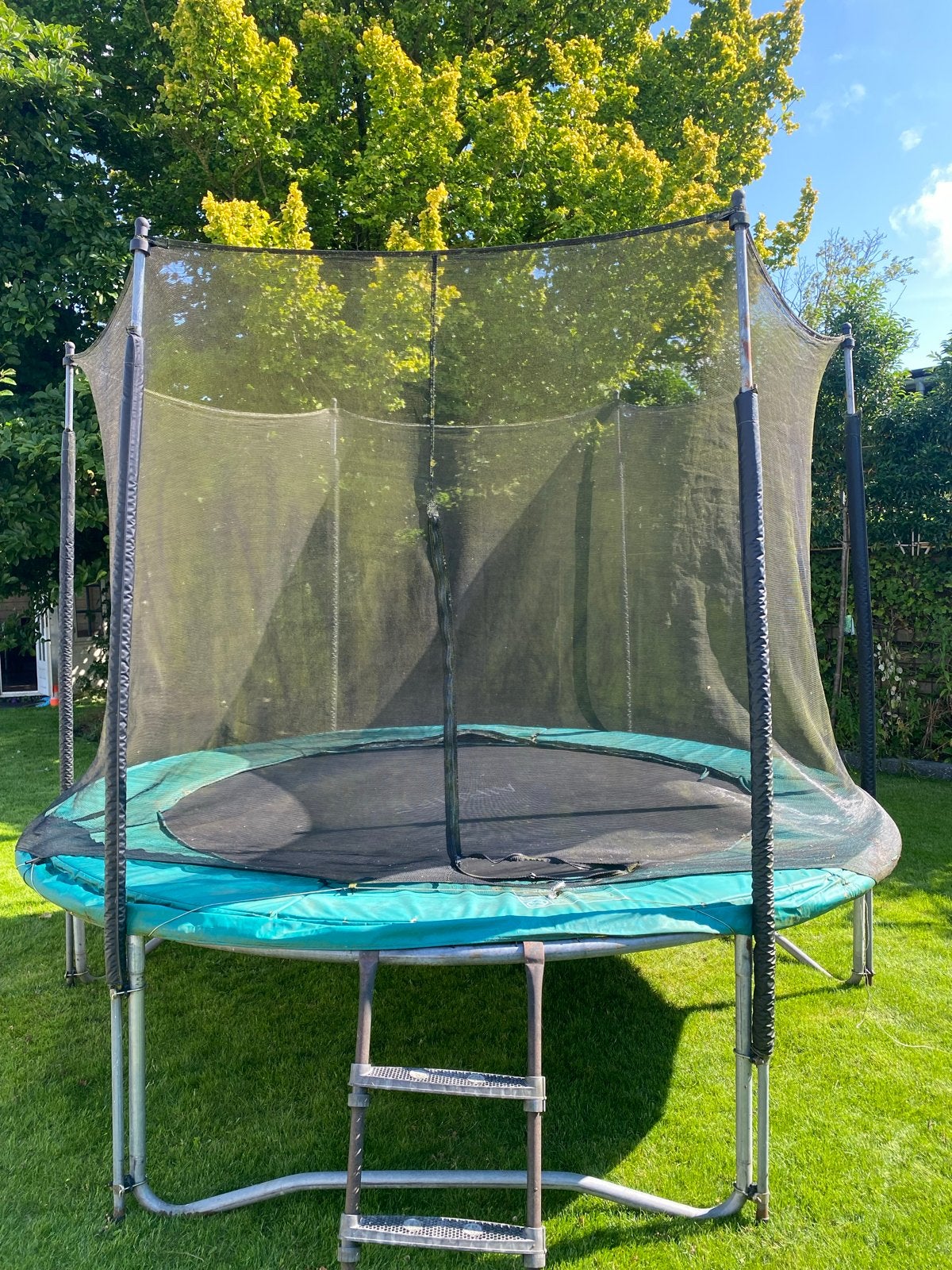 AirLife Trampoline 300 cm met veiligheidsnet, Ophalen, Gebruikt
