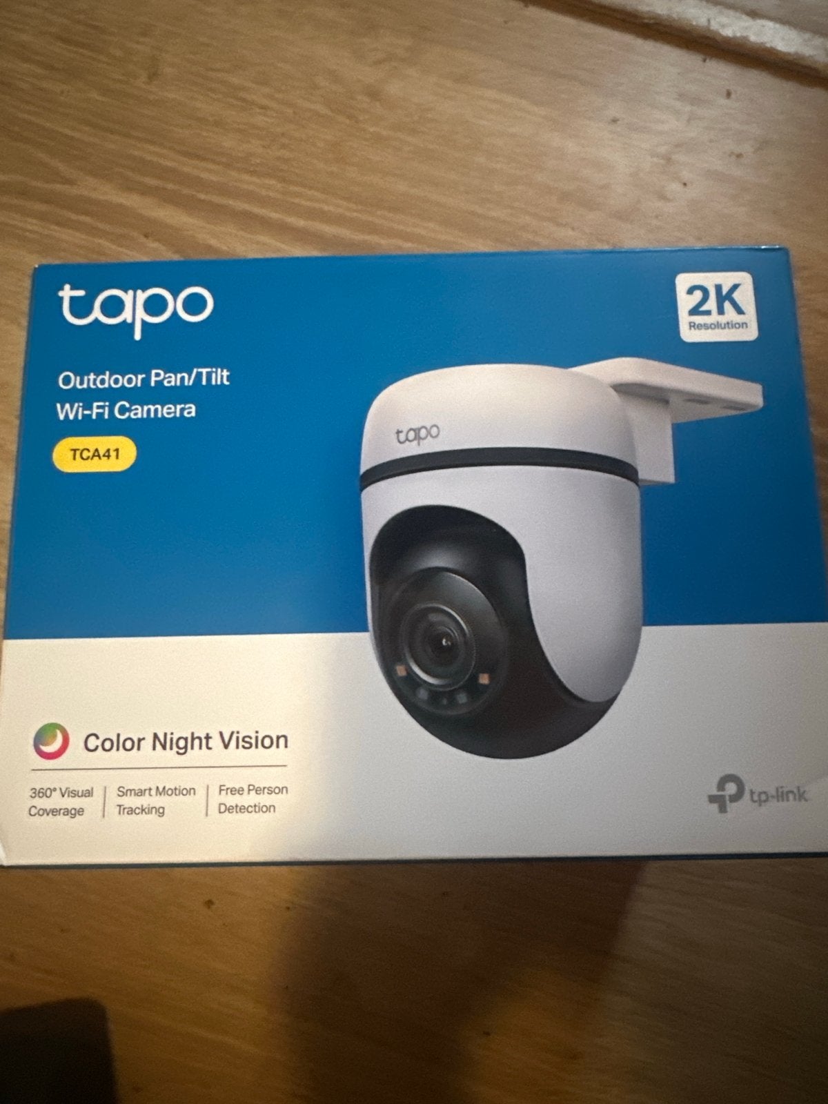 *NIEUW*Tapo TCA41 Outdoor Pan/Tilt Wi-Fi Camera 2K Resolutie, Ophalen of Verzenden, Nieuw, Buitencamera