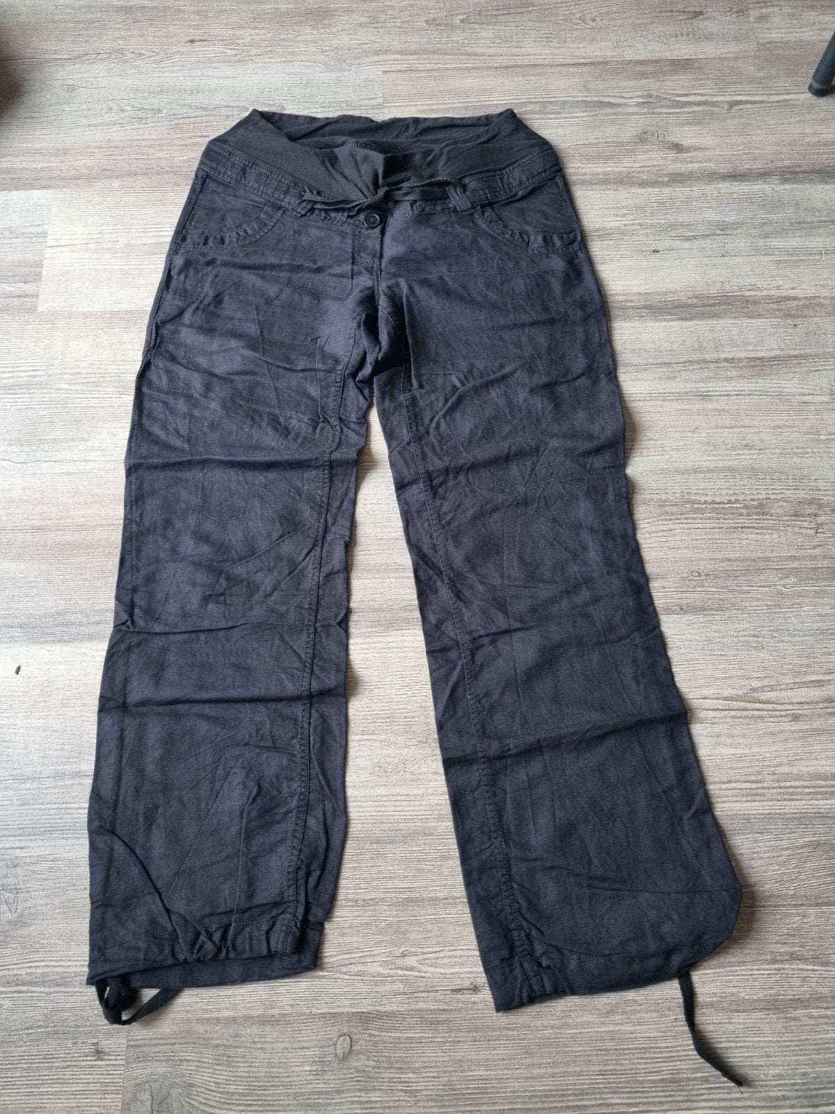 Zwangerschapsbroeken H&M Mama - Maat 40 & 42, Zwart, Gedragen, Broek of Spijkerbroek, Ophalen