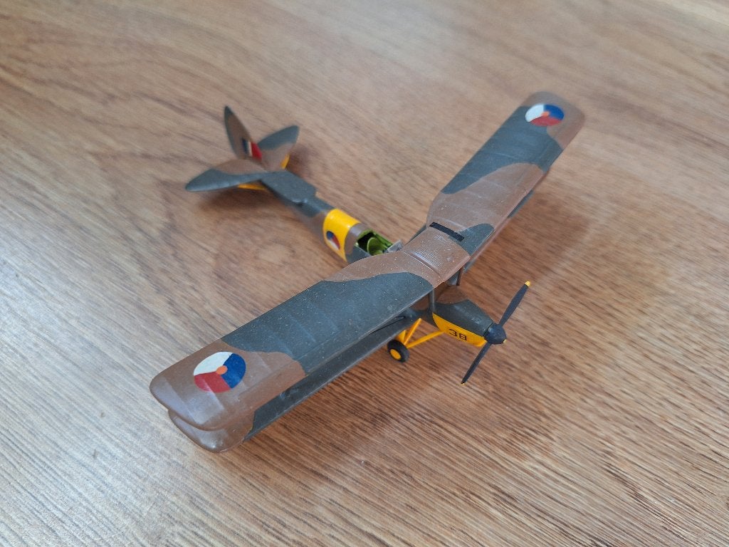 1:72 1/72 Gebouwd Model de Havilland Tiger Moth Klu, Overige merken, 1:72 tot 1:144, Ophalen of Verzenden, Zo goed als nieuw