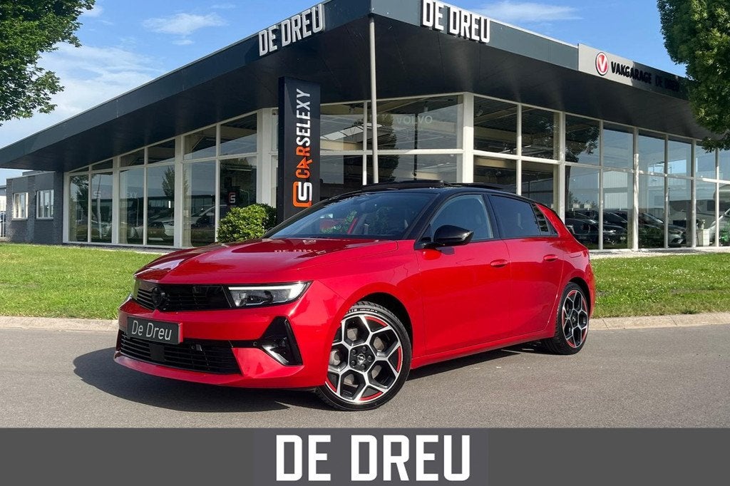 Opel Astra 1.6 Hybrid GS Line | TREKHAAK | PANORAMA | 360 CA, Auto's, Opel, Gebruikt, 4 cilinders, Leder en Stof, Automatische klimaatregeling