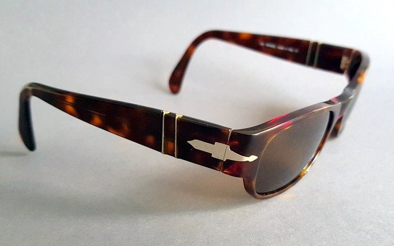 Persol 2542_Iconische 90's zonnebril in 'Havanna' uitvoering, Overige merken, Gebruikt, Zonnebril, Bruin
