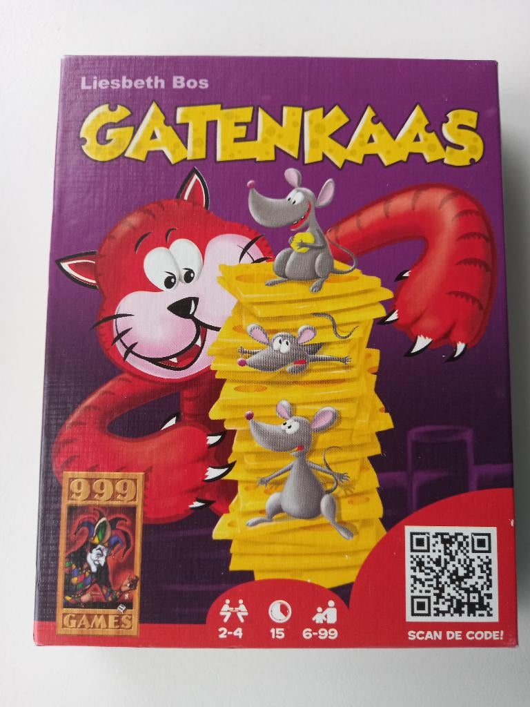 Kaartspel Gatenkaas van Liesbeth Bos - 999 Games, Ophalen of Verzenden, Nieuw, 999 Games