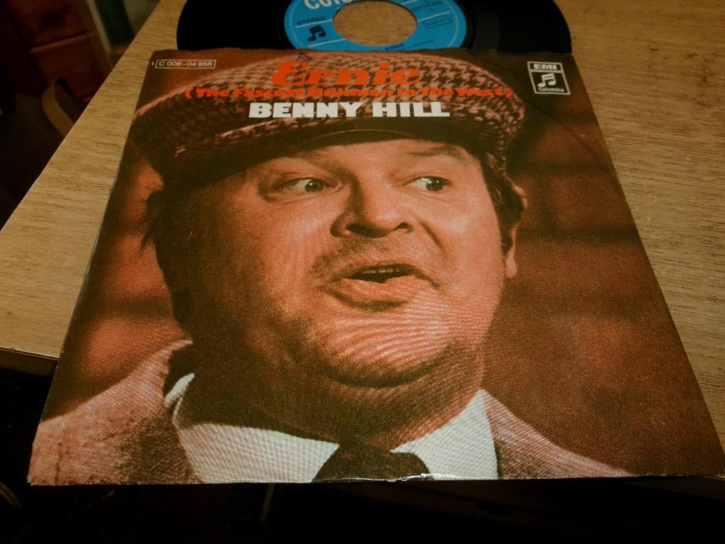 BENNY HILL / Ernie / Duitse FH / ZG / 1971, Cd's en Dvd's, Vinyl Singles, Ophalen of Verzenden, Gebruikt, Pop