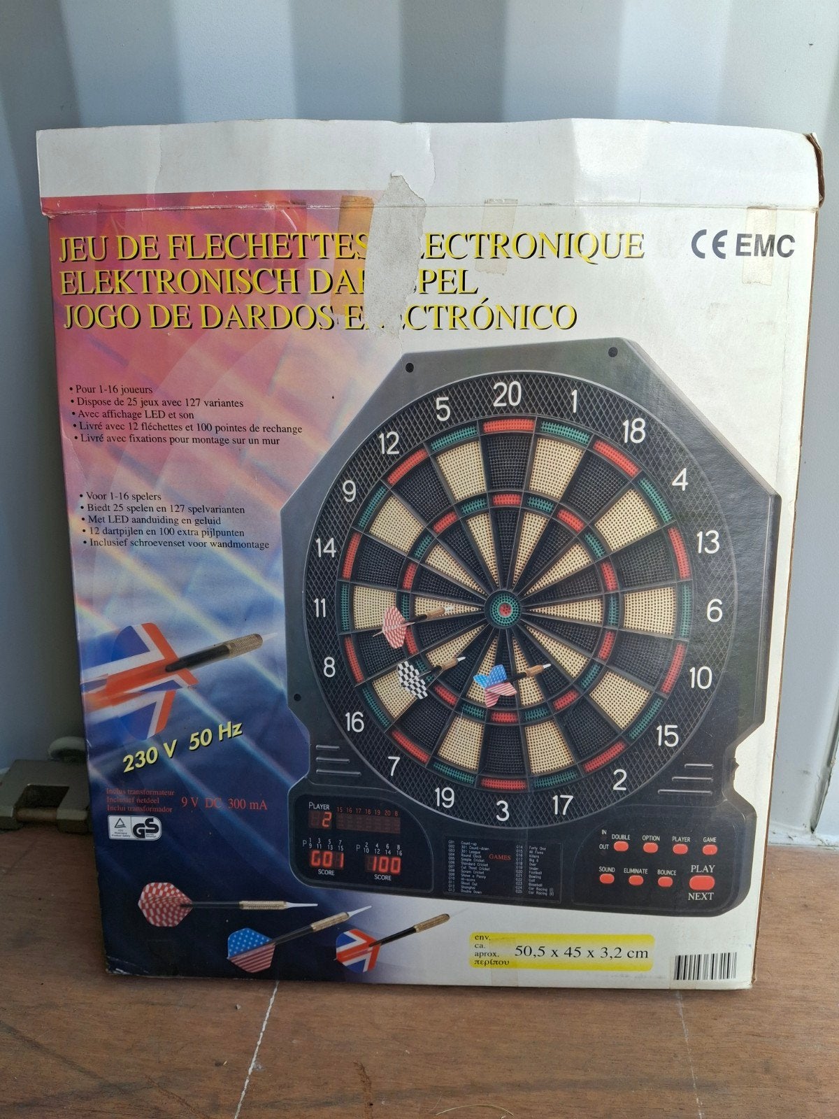 Elektronisch dartbord, Sport en Fitness, Darts, Ophalen, Zo goed als nieuw, Dartbord met pijlen, Soft tip