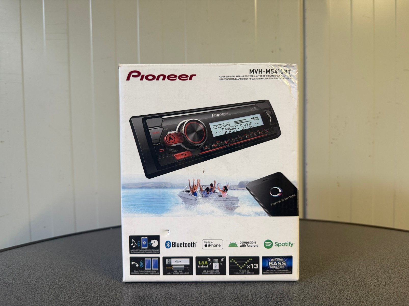 Pioneer MVH-MS410BT – 1-DIN autoradio met Bluetooth, Auto diversen, Autoradio's, Nieuw, Ophalen of Verzenden