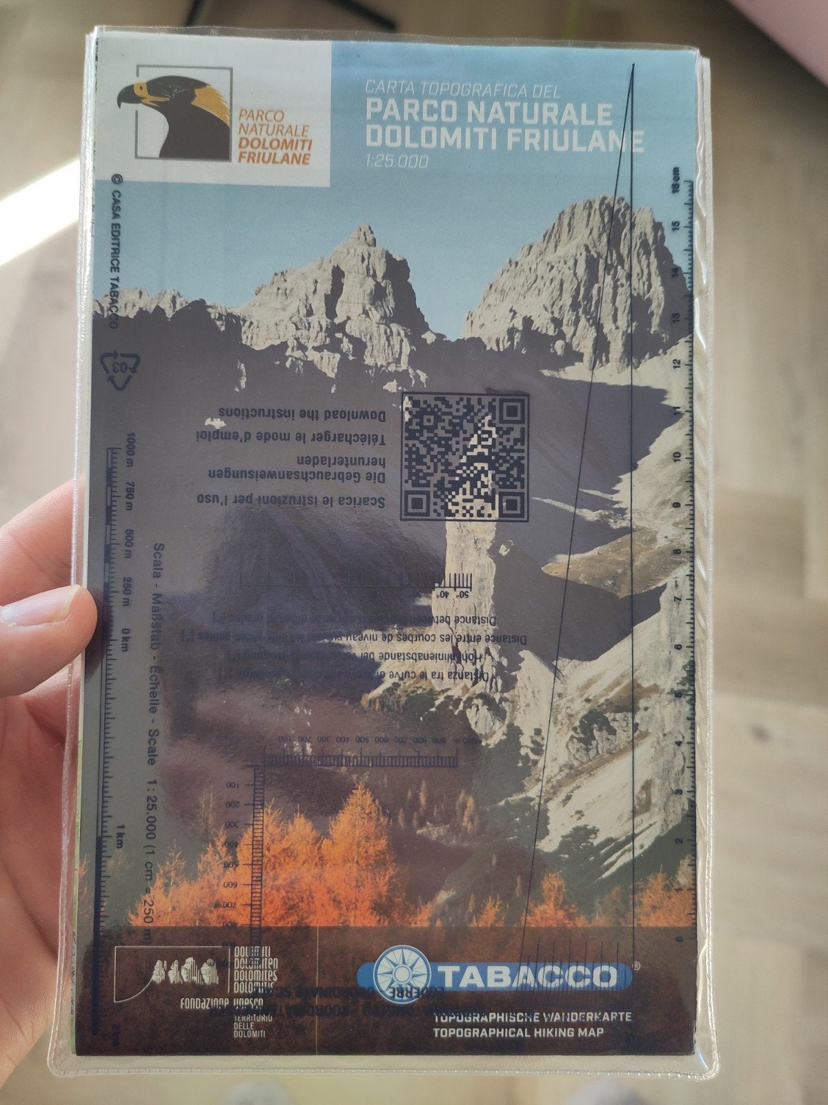 Topografische wandelkaart Dolomiti Friulane 1:25.000, Ophalen of Verzenden, 1800 tot 2000, Landkaart