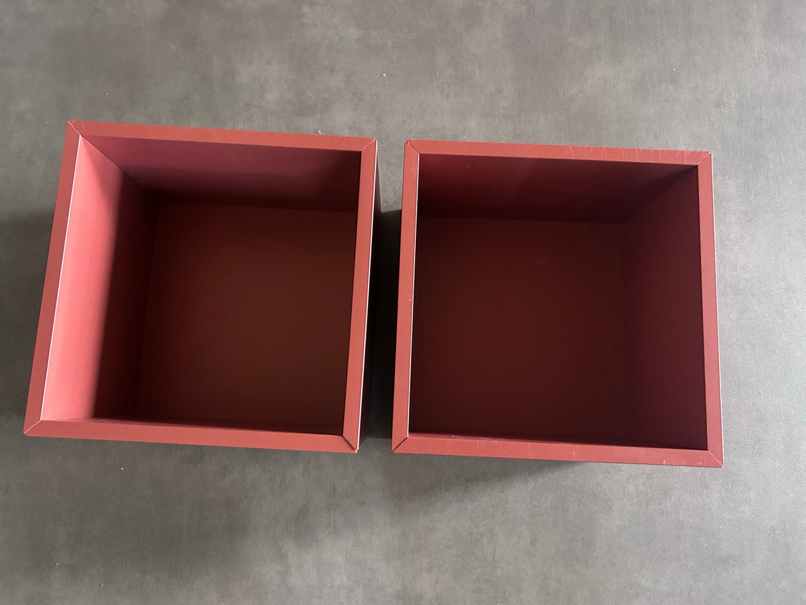 IKEA Eket Kastje - Rood (2 stuks), Huis en Inrichting, Ophalen, Zo goed als nieuw