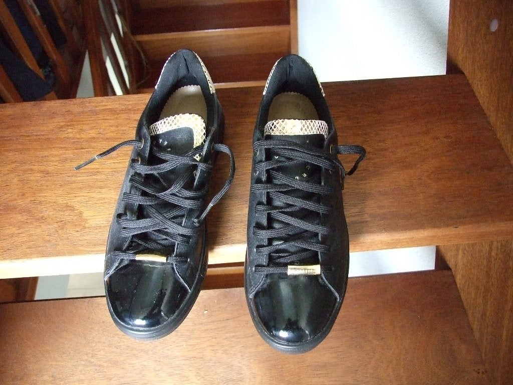 Cruyff nieuwe zwarte sneakers met goudaccent 38, Cruyff, Zwart, Nieuw, Ophalen of Verzenden