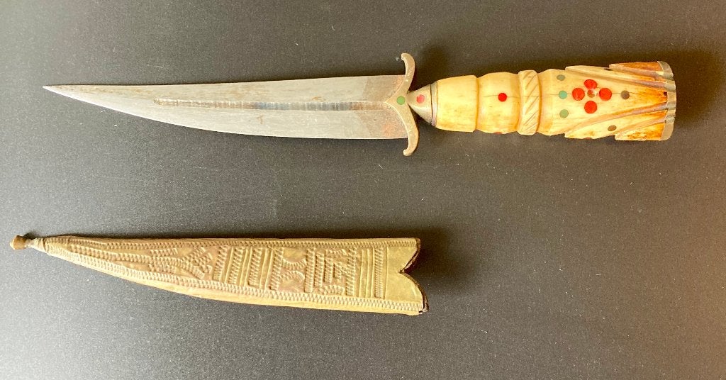 antiek Vintage Majdali Dolk (Khanjar), Ophalen of Verzenden, Landmacht, Overige gebieden, Mes of Dolk