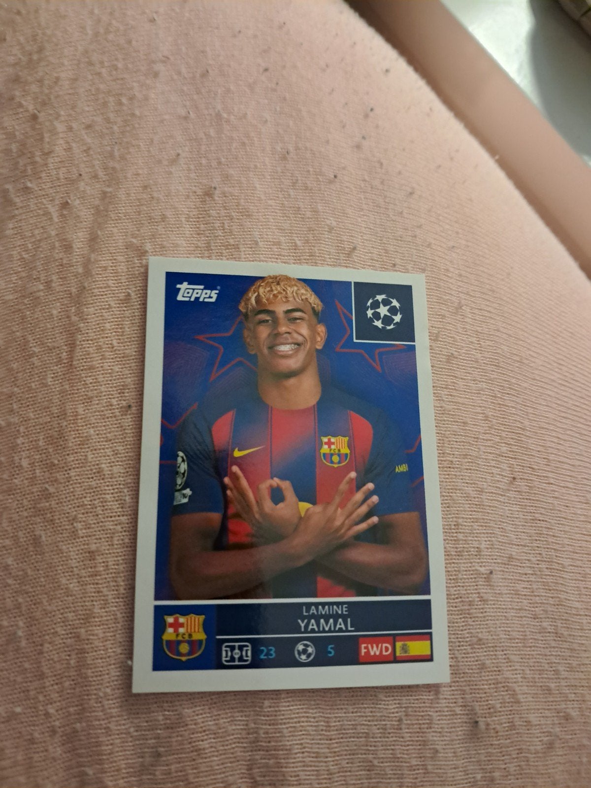 Champions League sticker Lamine Yamal. (194) Nieuwstaat!, Ophalen of Verzenden, Nieuw, Sticker