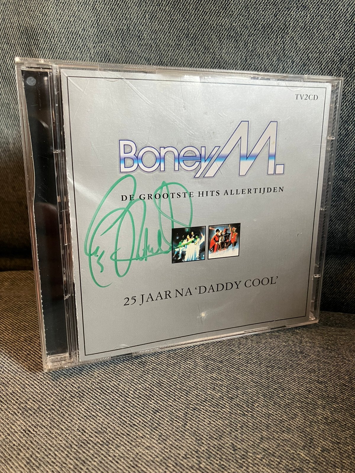 ❤️GESIGNEERD CD Boney M. 25 Jaar Na Daddy Cool Liz Mitchell, Ophalen of Verzenden, Gebruikt, Cd of Plaat, Gesigneerd