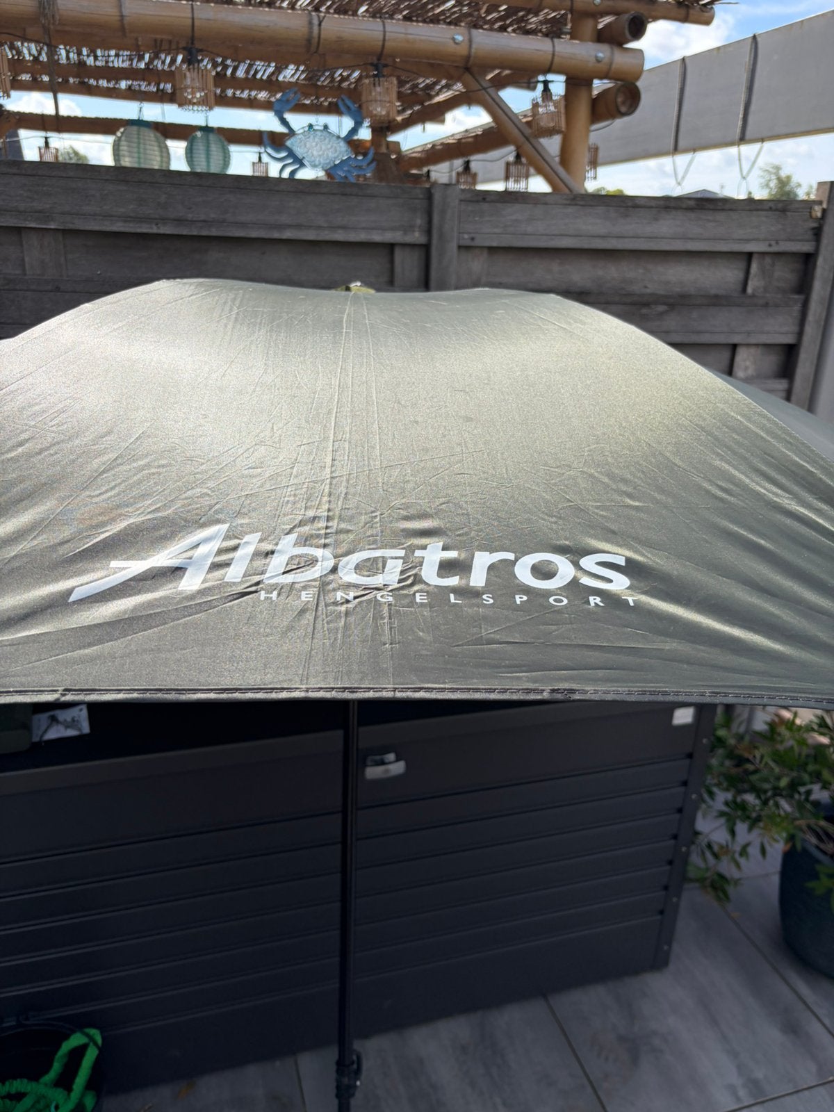 Mooie in zeer goede staat albatros plu, Watersport en Boten, Hengelsport | Witvissen, Ophalen, Zo goed als nieuw, Werphengel