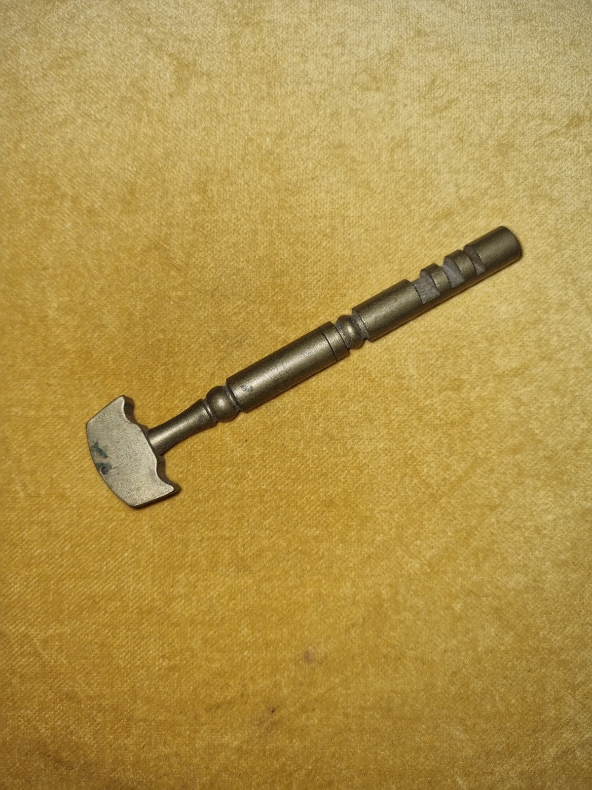 Antieke Messing Glassnijder, Frans, ca. 10 cm, Goede Staat, Ophalen of Verzenden