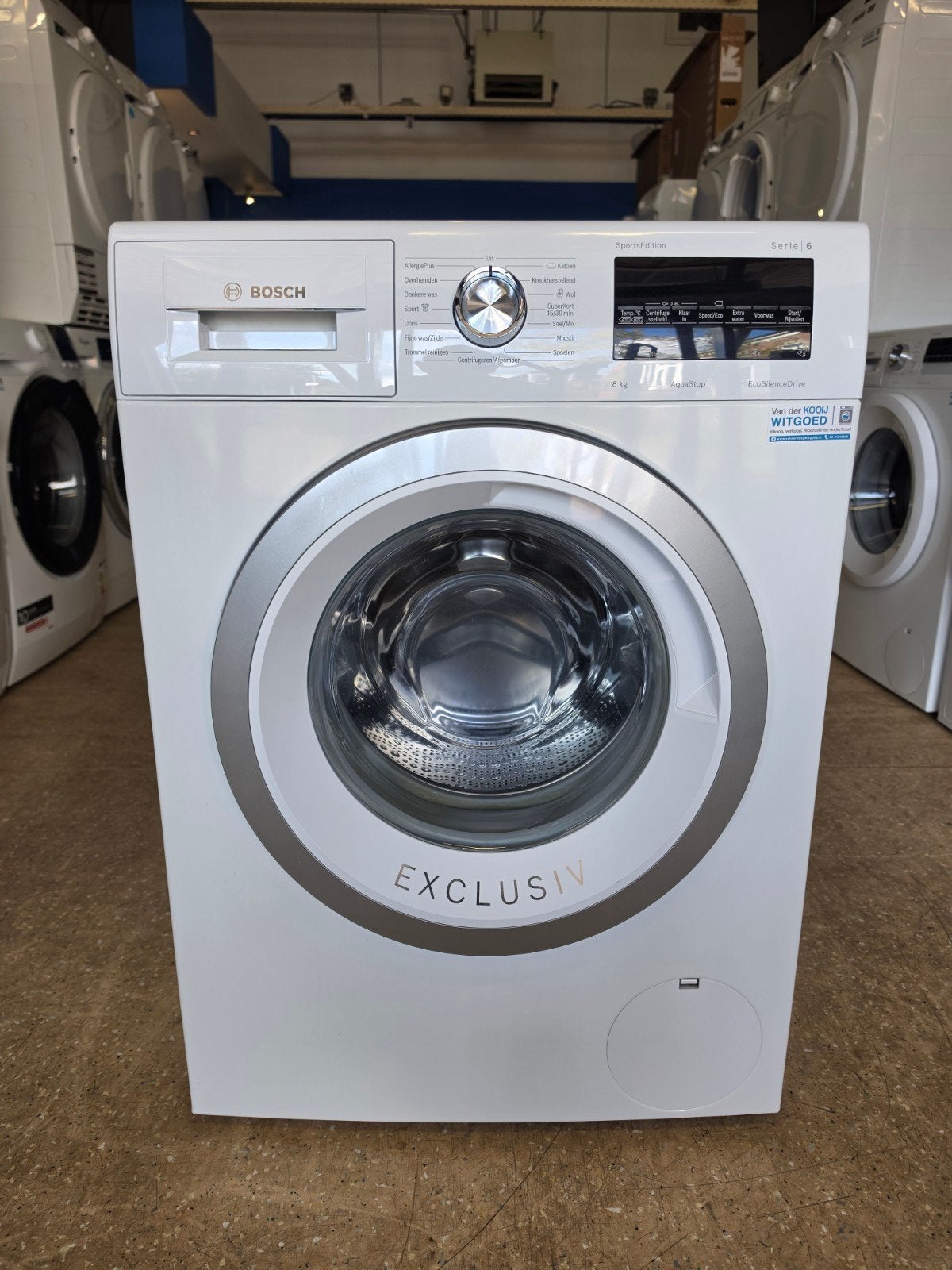 Bosch Serie 6 wasmachine | 8 kilo | A+++ | Gratis thuis 🚚✅️, Bosch, Jirnsum, 1200 tot 1600 toeren, 8 tot 10 kg