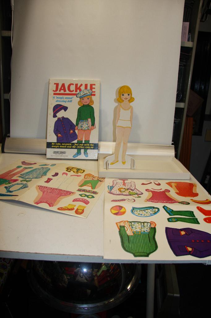 jackie aankleed spel meisje speelgoed jaren 70 (261), Ophalen of Verzenden