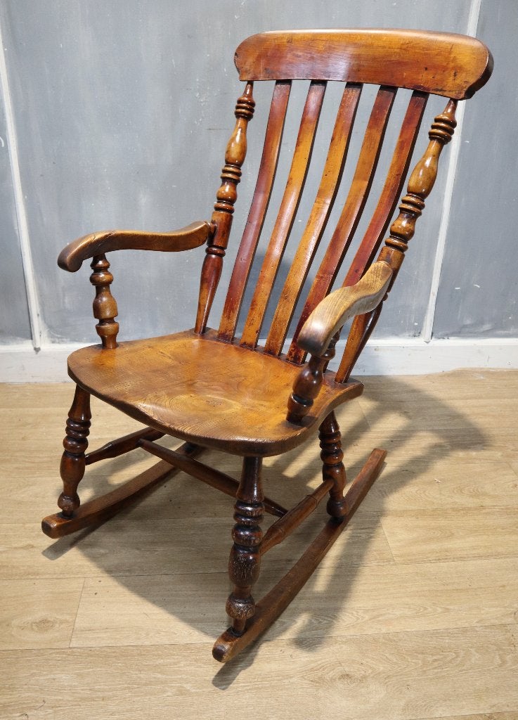 Windsor schommelstoel, 19e eeuw, Ophalen of Verzenden