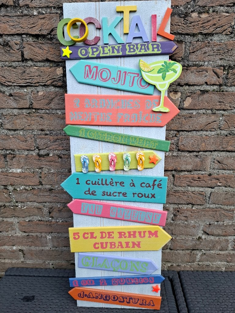 Groot Houten cocktailbord, Ophalen of Verzenden, Nieuw