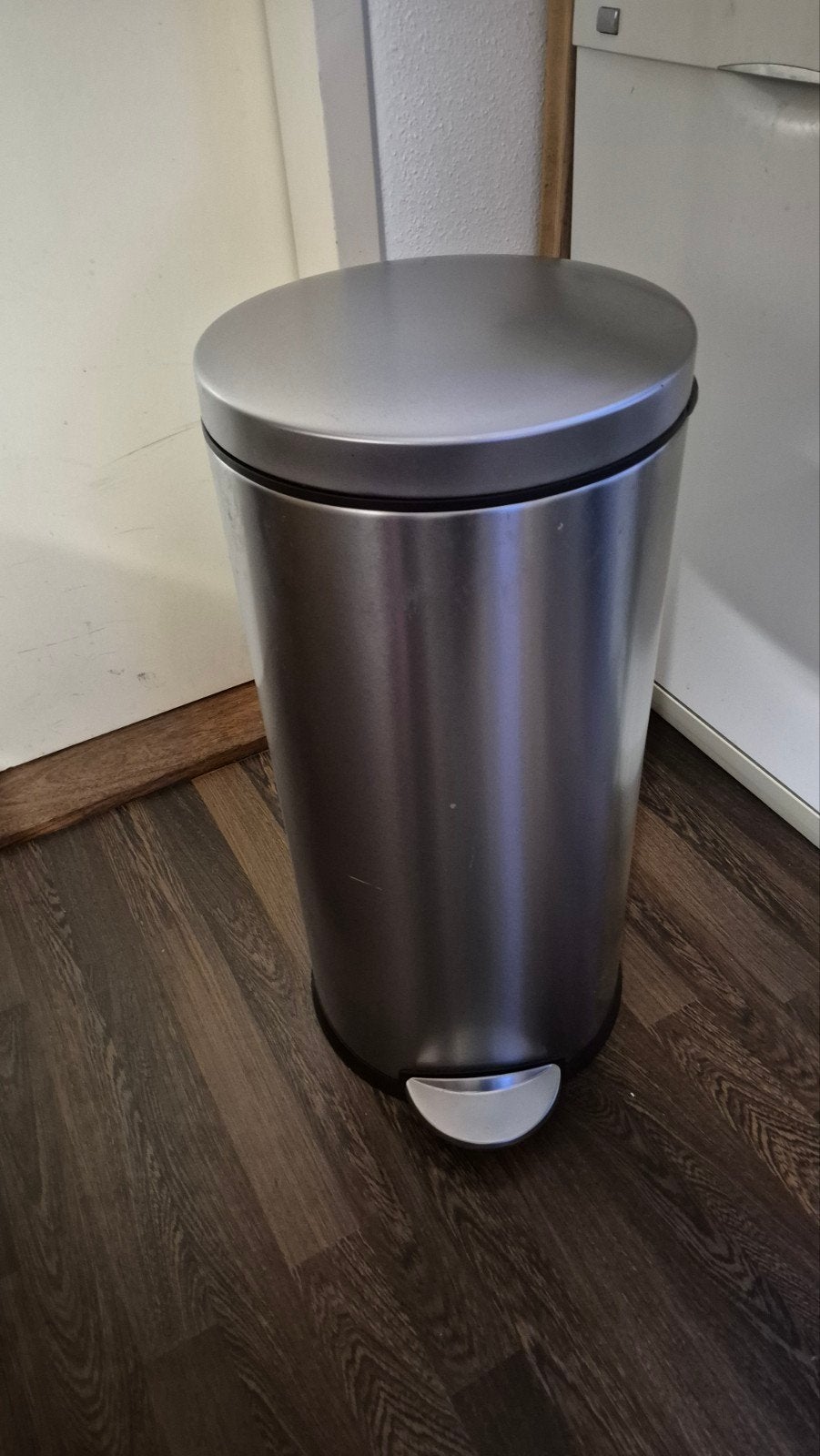 prullenbak rvs, 40 liter of meer, Ophalen, Zo goed als nieuw, Rvs