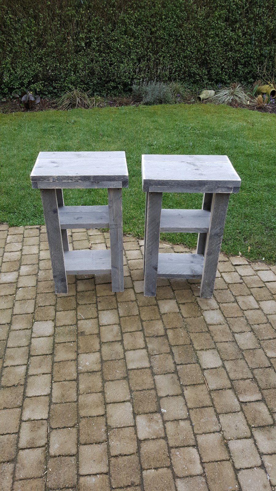nachtkastjes steigerhout 2, Ophalen of Verzenden, Nieuw, Minder dan 45 cm, Minder dan 55 cm