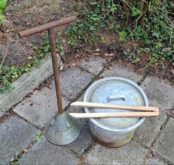 Vintage wasstamper en wastang, Antiek en Kunst, Ophalen