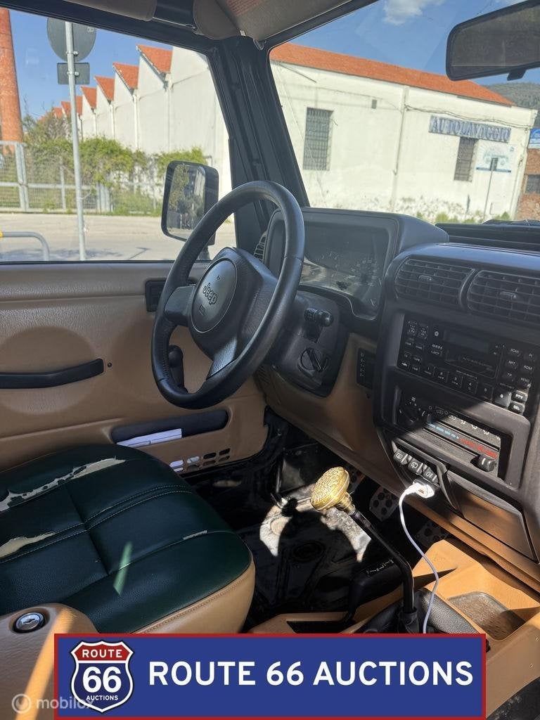 Jeep Wrangler TJ | 1997 | Route 66 Auctions, Auto's, Jeep, Overige carrosserieën, Zwart, Bedrijf