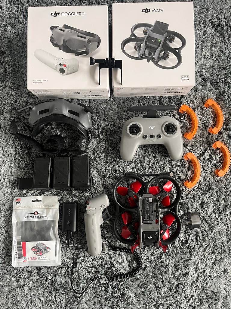 DJI Avata Fly More Combo - FPV Drone met Goggles 2, Audio, Tv en Foto, Drones, 5 tot 10 kilometer, 15 tot 30 minuten, Topkwaliteit