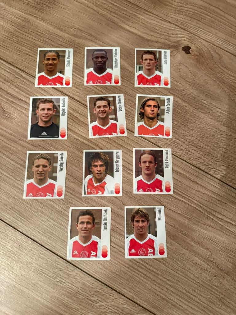Ajax panini 2004, Ophalen of Verzenden, Zo goed als nieuw, Ajax, Poster, Plaatje of Sticker