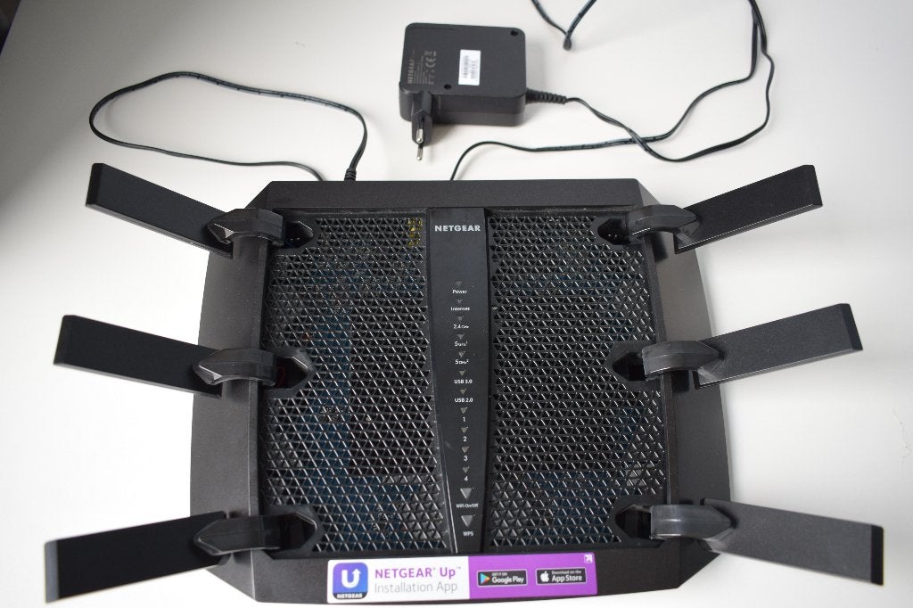 Nighthawk X6S AC4000 Tri Band WiFi-router, Computers en Software, Routers en Modems, Ophalen of Verzenden, Zo goed als nieuw, Router