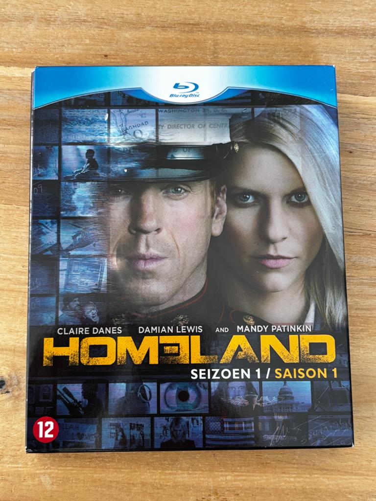 Homeland seizoen 1 Blu-ray, Ophalen of Verzenden, Zo goed als nieuw, Tv en Series, Boxset