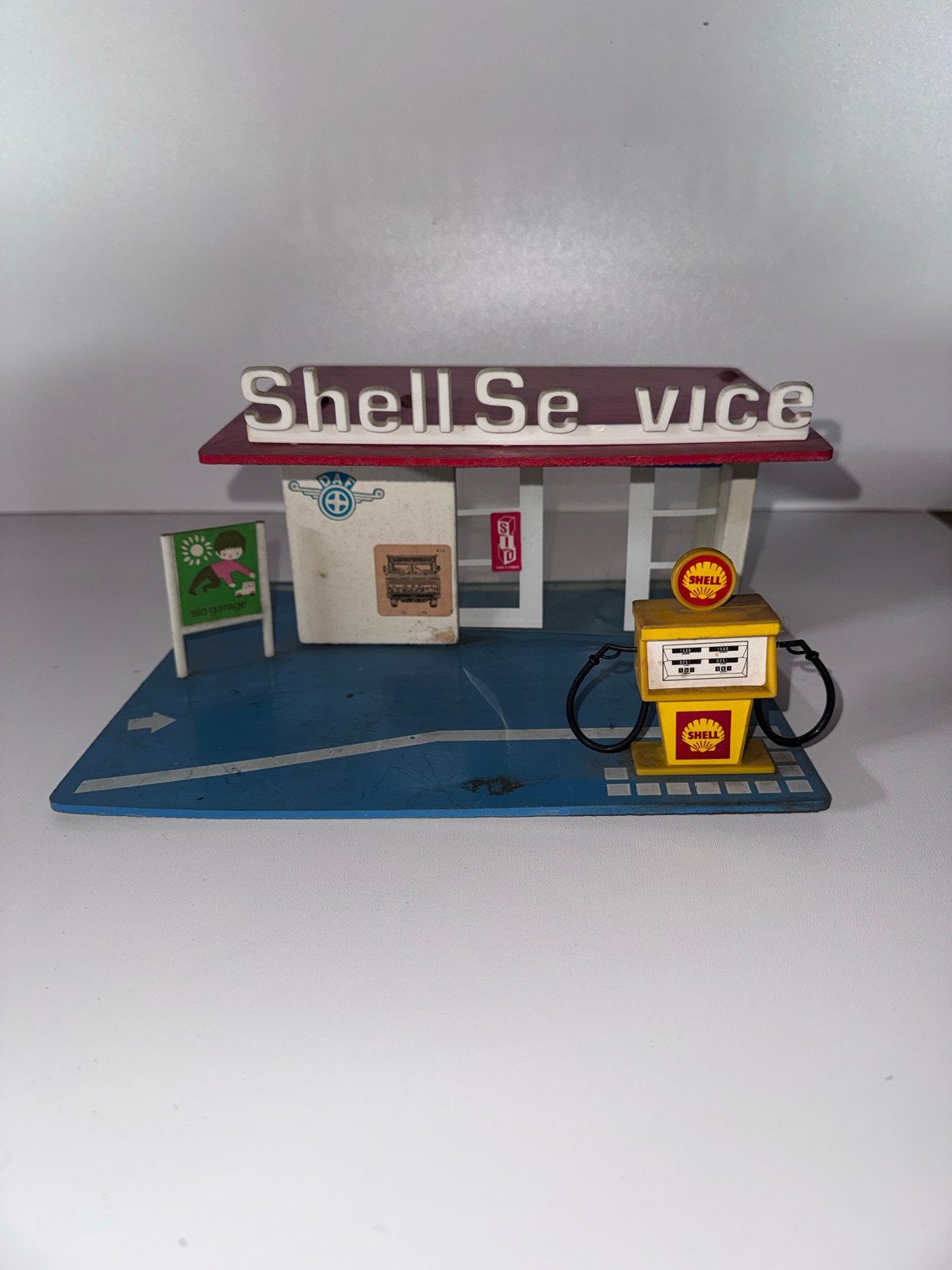 Vintage Shell Service Station Speelgoed, Ophalen of Verzenden