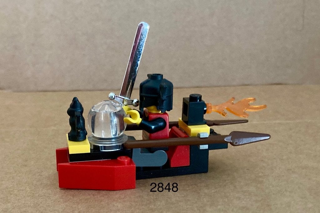 LEGO 2848 Fright Knights Flying Machine, Ophalen of Verzenden, Gebruikt