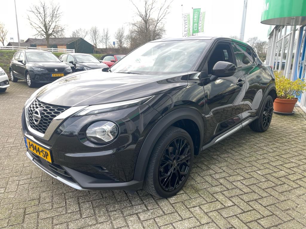 Nissan Juke 1.0 DIG-T N-Connecta Aut, Nav, Camera, Carplay, Euro 6, Zwart, Particulier, 3 cilinders