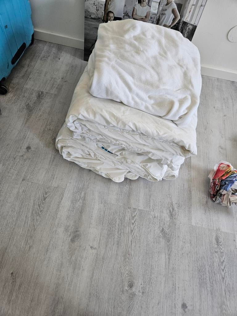1 persoons dekbedden van Ikea, Jongetje of Meisje, Wit, Dekbedovertrek, Ophalen of Verzenden