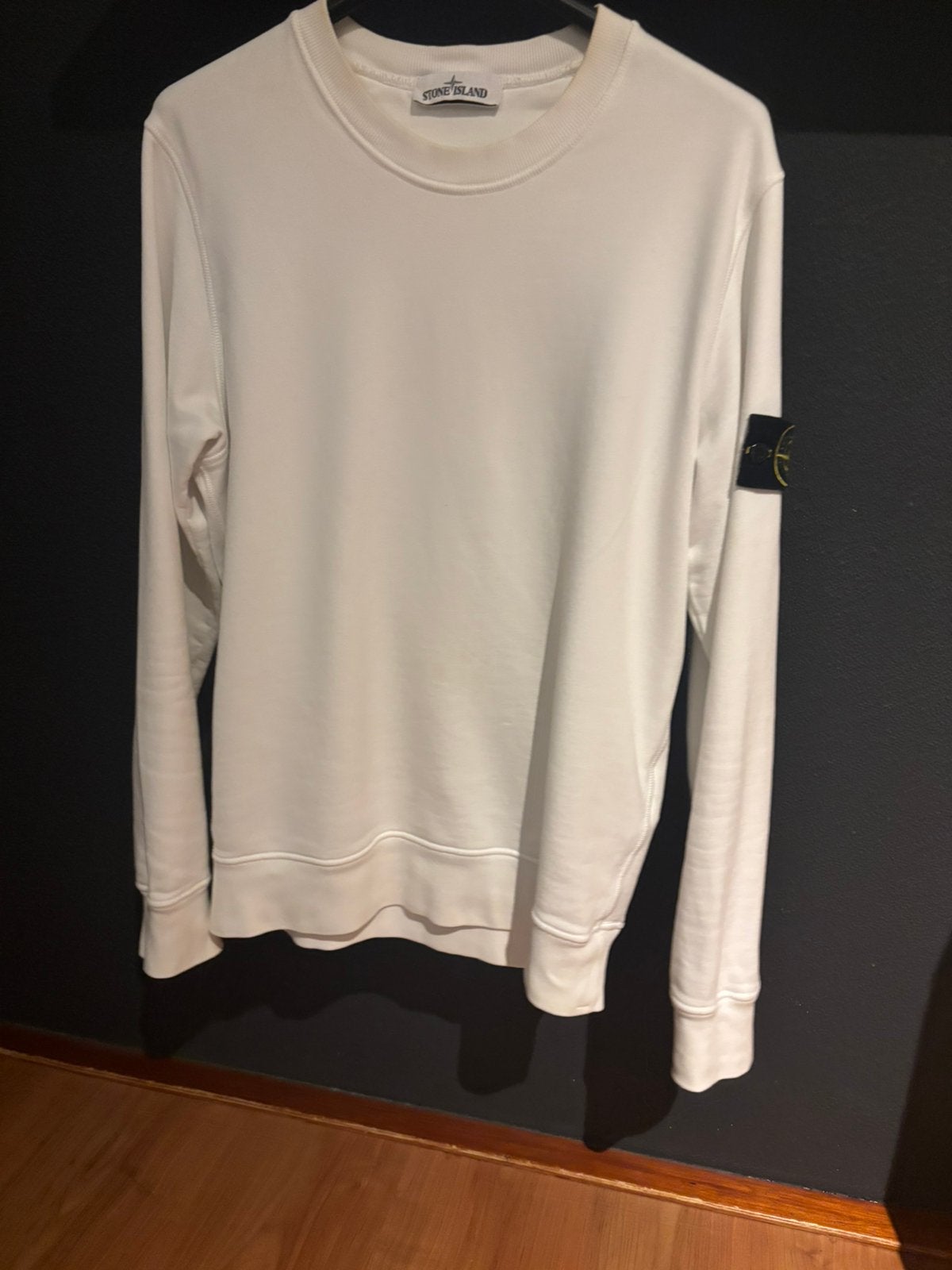 Stone island trui maat S, Ophalen, Zo goed als nieuw, Maat 46 (S) of kleiner, Wit