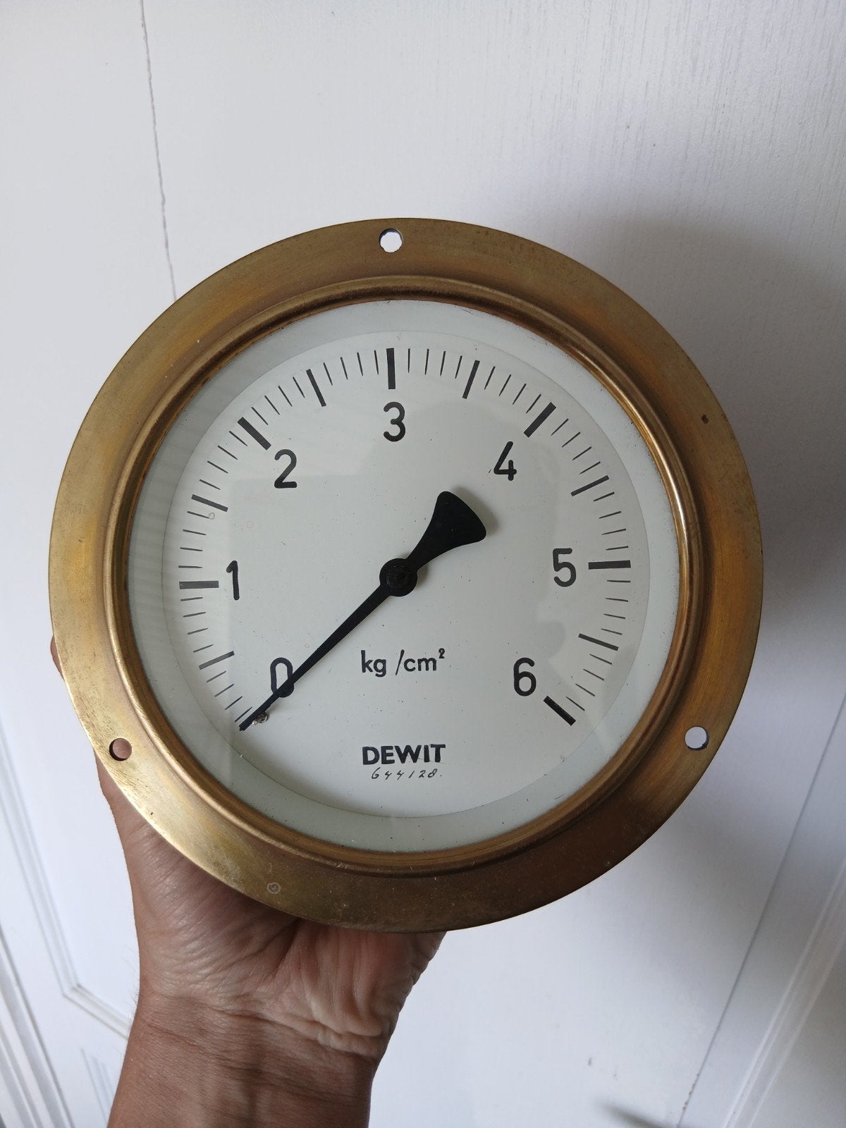 manometer drukmeter oliedruk sleepboot opduwer schip, Ophalen of Verzenden
