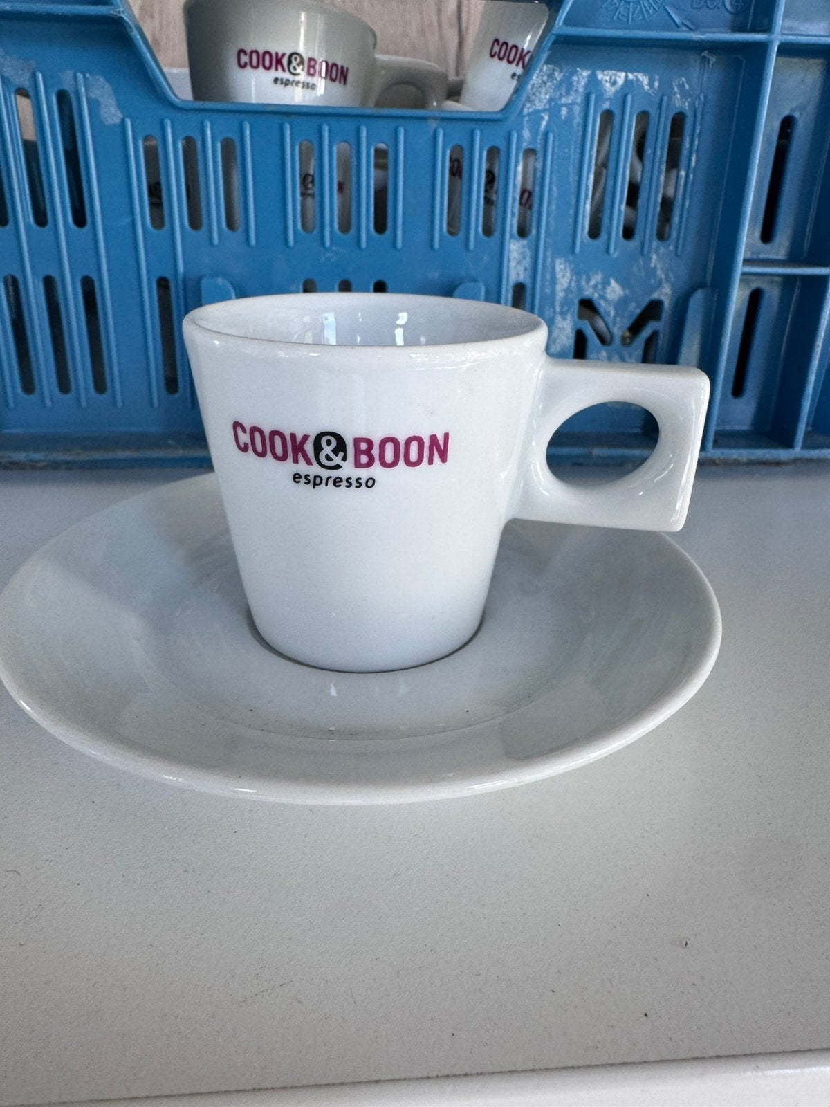 Kop en schotels Cook En Boon, Huis en Inrichting, Keuken | Servies, Ophalen, Zo goed als nieuw, Overige stijlen, Kop(pen) en/of Schotel(s)